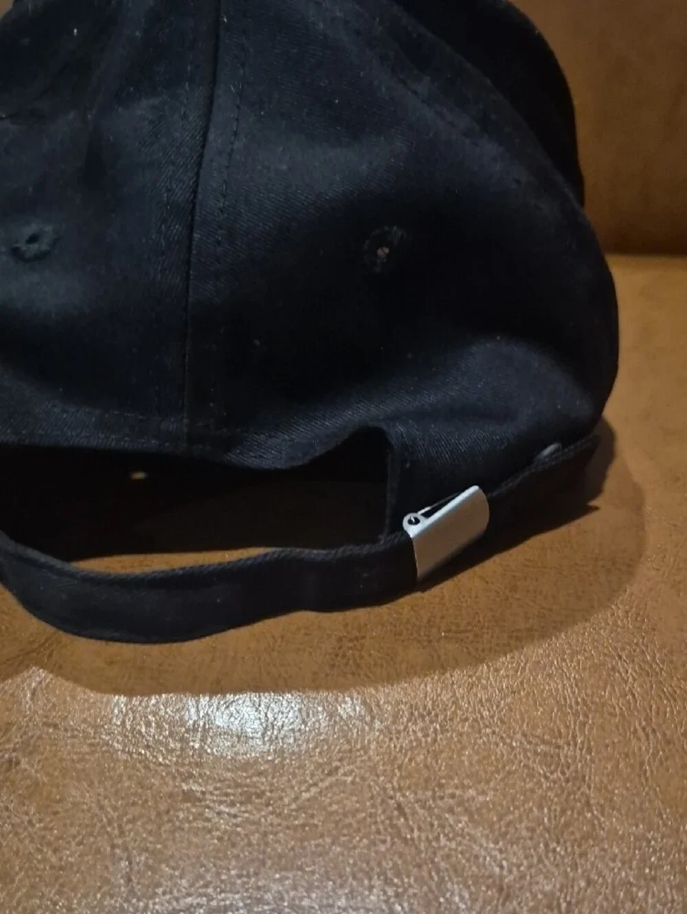 DARC SPORT Black Patch Baseball Cap with Yellow Trim